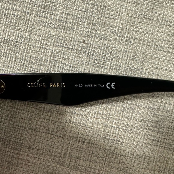 Celine Bold Three Dot Square Sunglasses CL40183F 01K - Picture 4 of 6